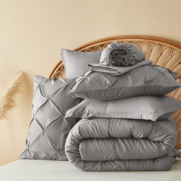 5-PC/7-PCS Comforter Set - Queen Bed in a Bag with Comforters, Sheets, Pillowcases Queen King Full Twin - Image 5