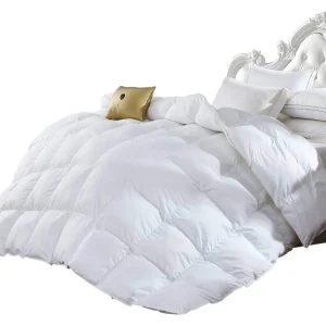 California (Cal) King Size Luxurious 1200 Thread Count Goose Down Alternative Comforter, 100%